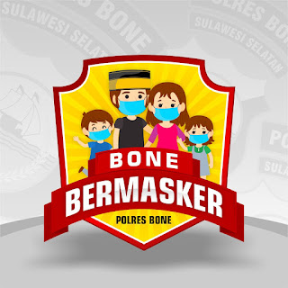 Polres Bone Gencar Kampanyekan "Bone Bermasker" di Tengah Pandemi Covid-19