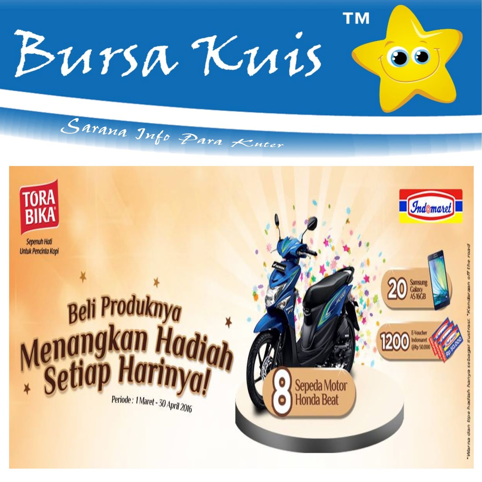 Undian Bonus Awal Tahun Kopi Torabika Indomaret Berhadiah