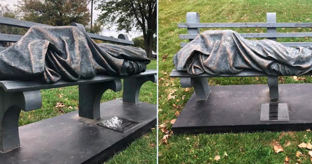 Someone Called The Police On This Statue Of Jesus 20 Minutes After Its Installation Thinking It Was A Homeless Person Sleeping Someone Called The Police On This Statue Of Jesus 20 Minutes After Its Installation Thinking It Was A Homeless Person Sleeping