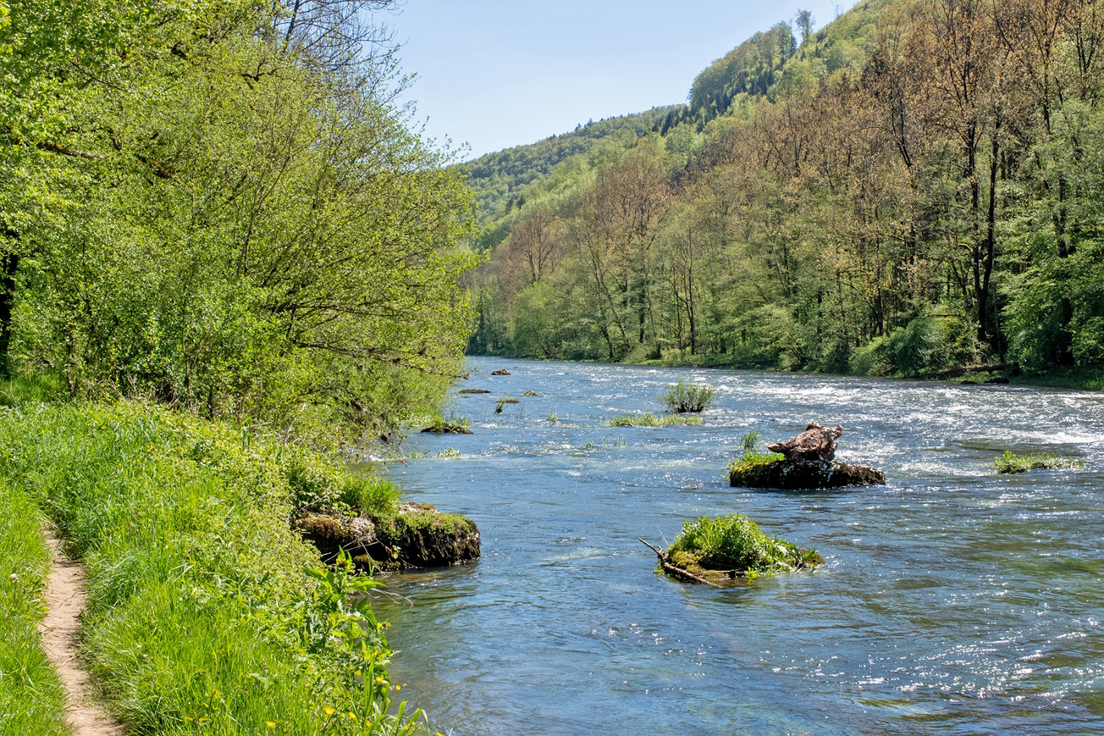 Wanderbare Geschichten Doubs von Soubey nach St. Ursanne