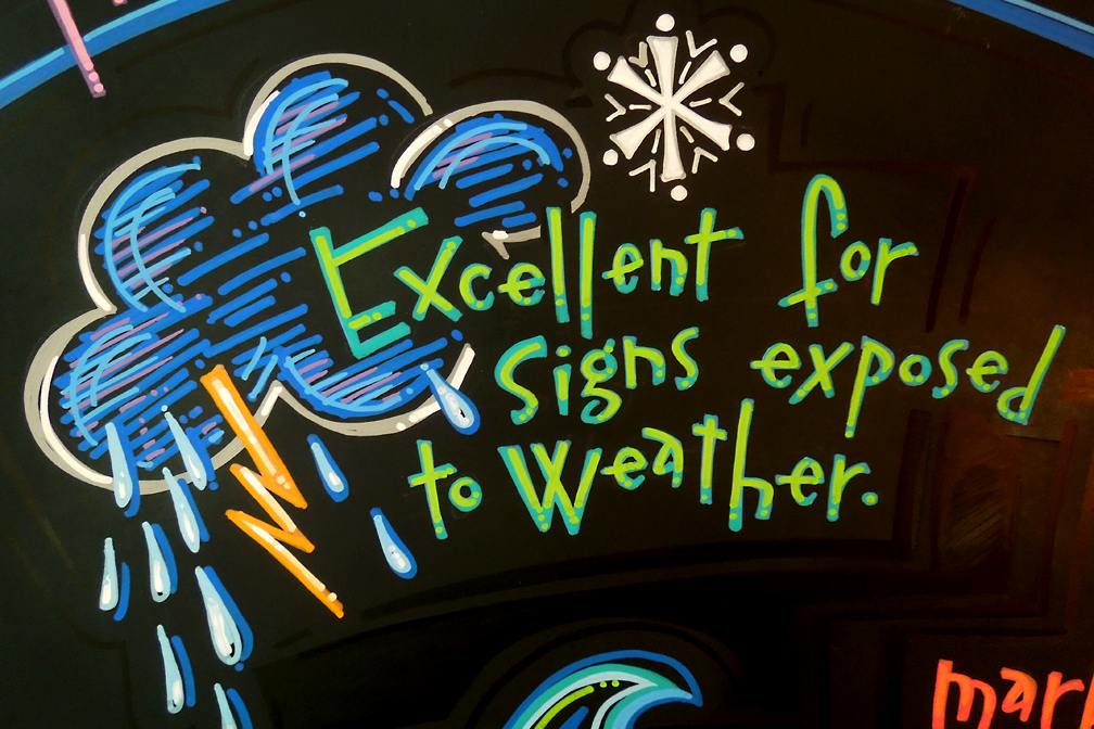 Polymer Paula My Uni Posca Marker chalkboard!