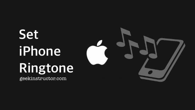 Set iPhone ringtone on your iPhone