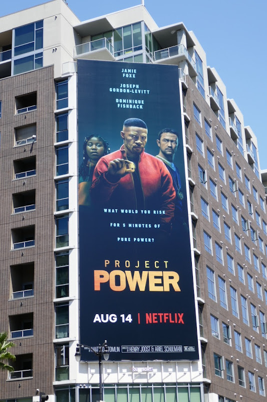 Project Power film billboard Project Power film billboard