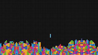 wallpaper retrogaming, tetris sur nintendo version couleur