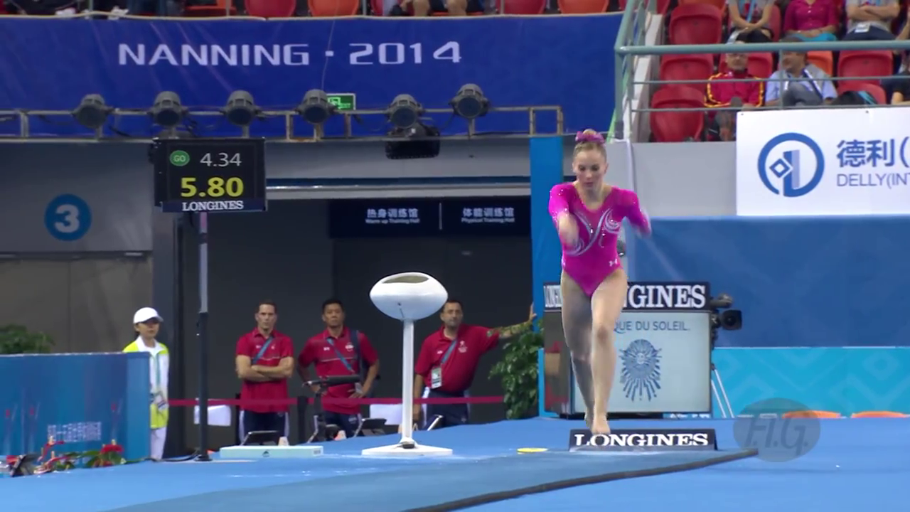 Gymnastics and More!: Mykayla Skinner (USA) - 2014 Artistic Worlds ...
