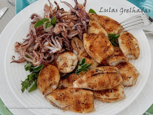 Lulas Grelhadas a Minha Moda - Low-carb