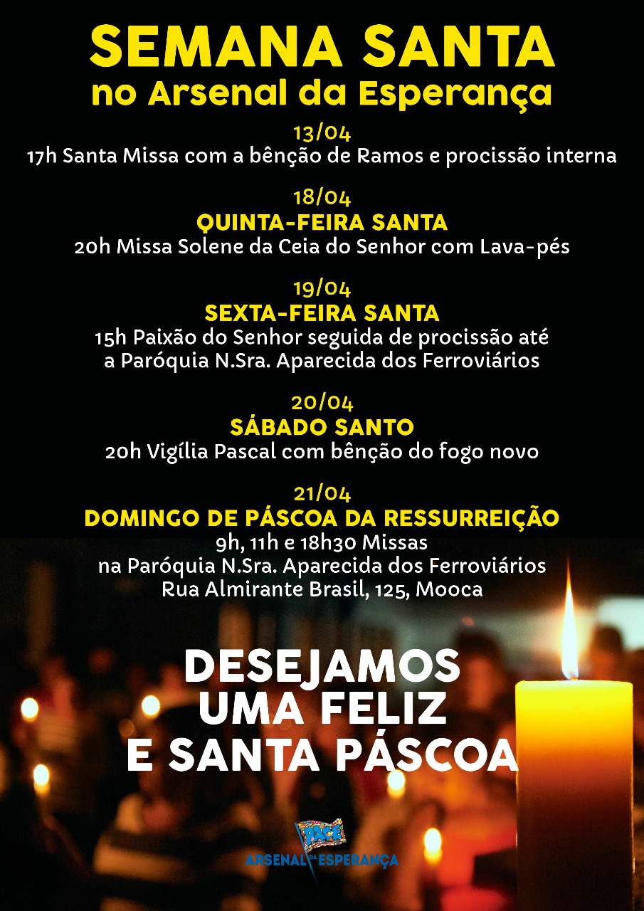 SEMANA SANTA 2019 no Arsenal da Esperança