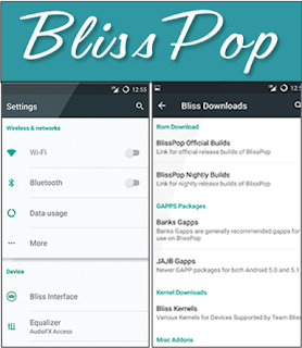 Custom ROM BlissPop 5.1.1 Lollipop Untuk Xiaomi MI4I