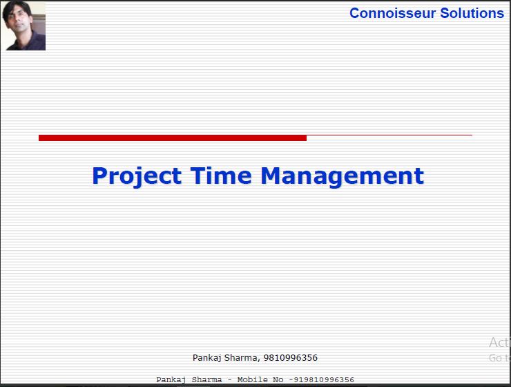 Project Time Management Software engineering