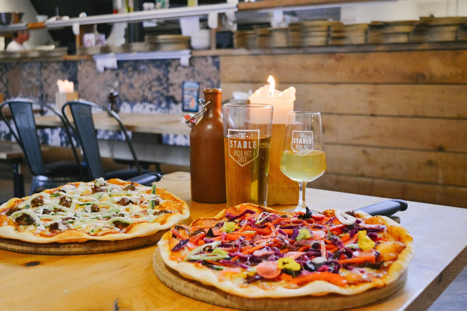 The Stable Winchester Pizza and Cider, The Stable Winchester Review, Places to eat in Winchester