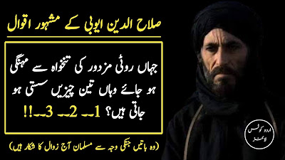 Sultan Salahuddin Ayubi Quotes || Beautiful Urdu Quotes || Best Islamic Quotes || Urdu Quotes Lines
