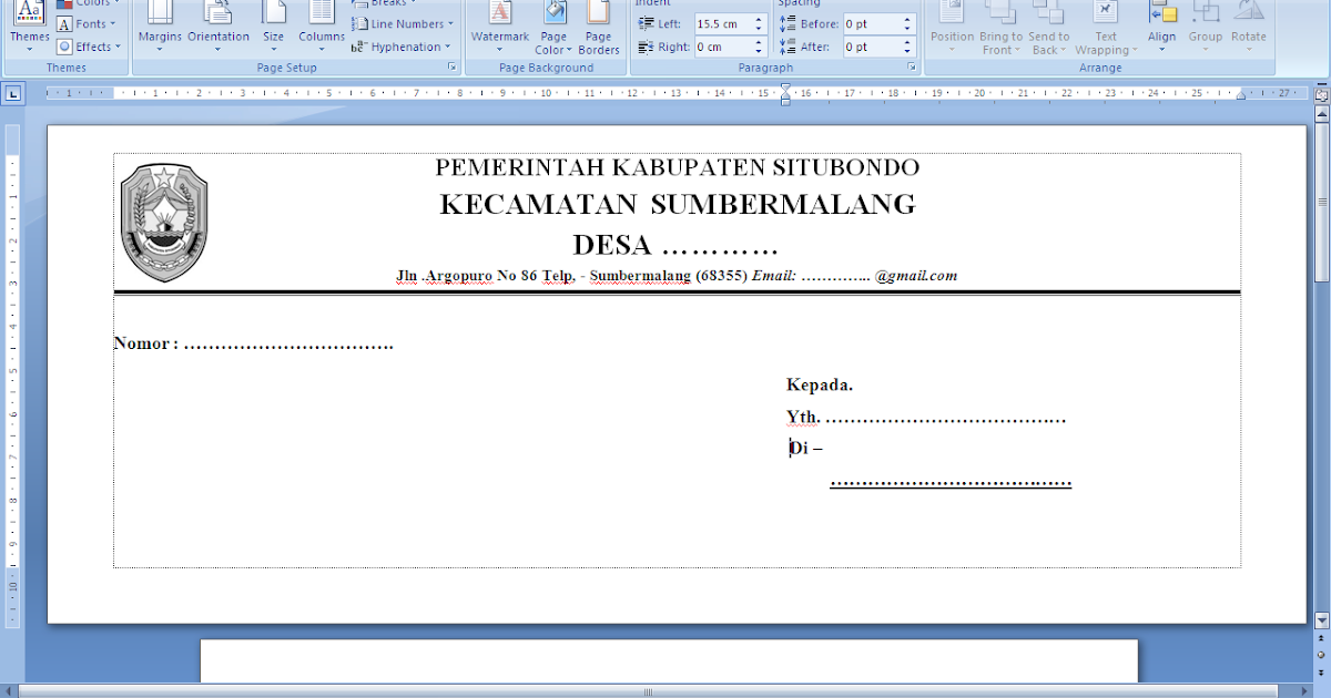 Cara Print Kop Amplop Surat Dari Ms Word