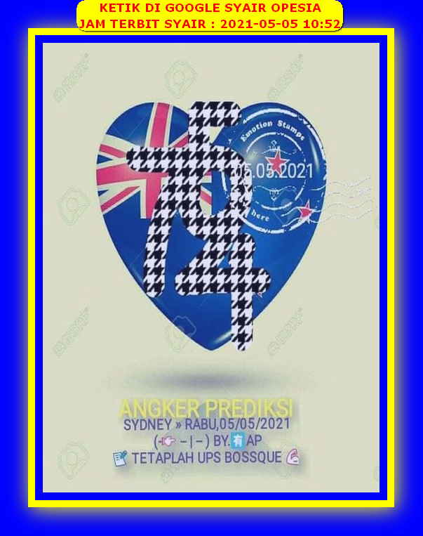 Syair Harian Sdy 5 Mei 2021 - Kode Syair Sgp Hk Sd Motesia