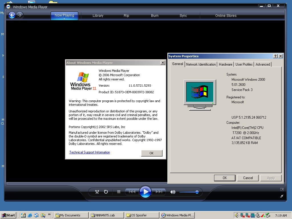 windows media player 11 codec