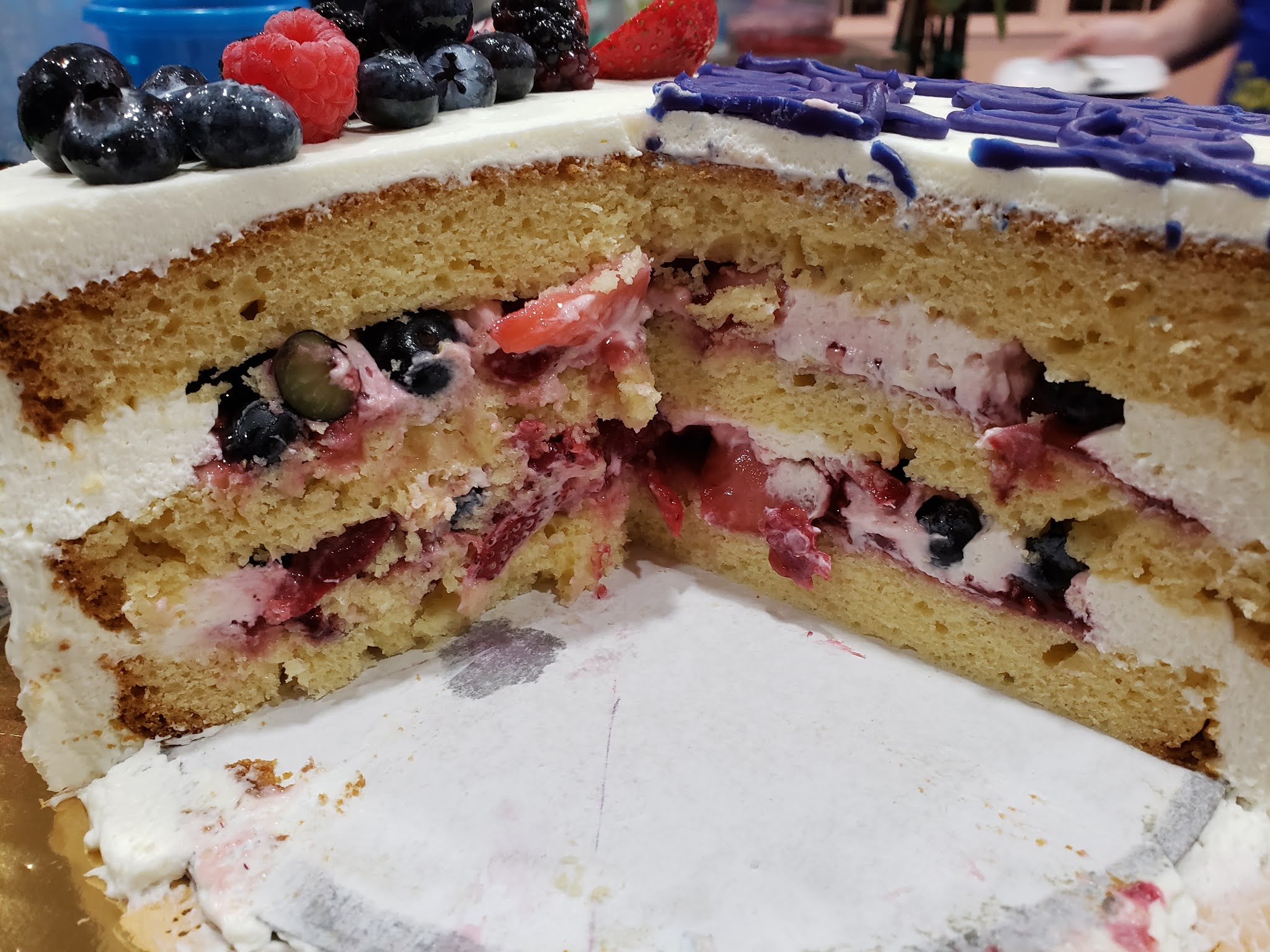 Kristy's Corner Whole Food Berry Chantilly Cake