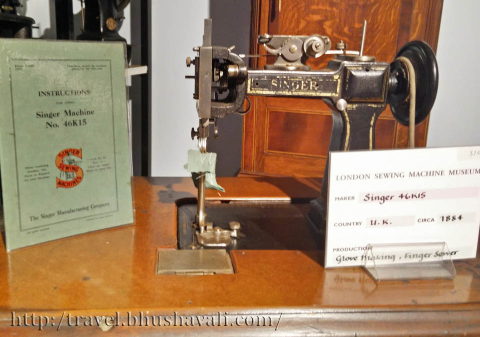 Sewing Machine Museum (London England) My Travelogue Indian
