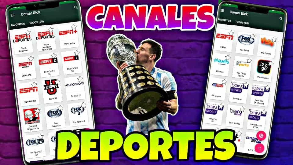 ᐉCorner Kick APP para Ver Lo Mejor del Futbol en Tu Android 2021