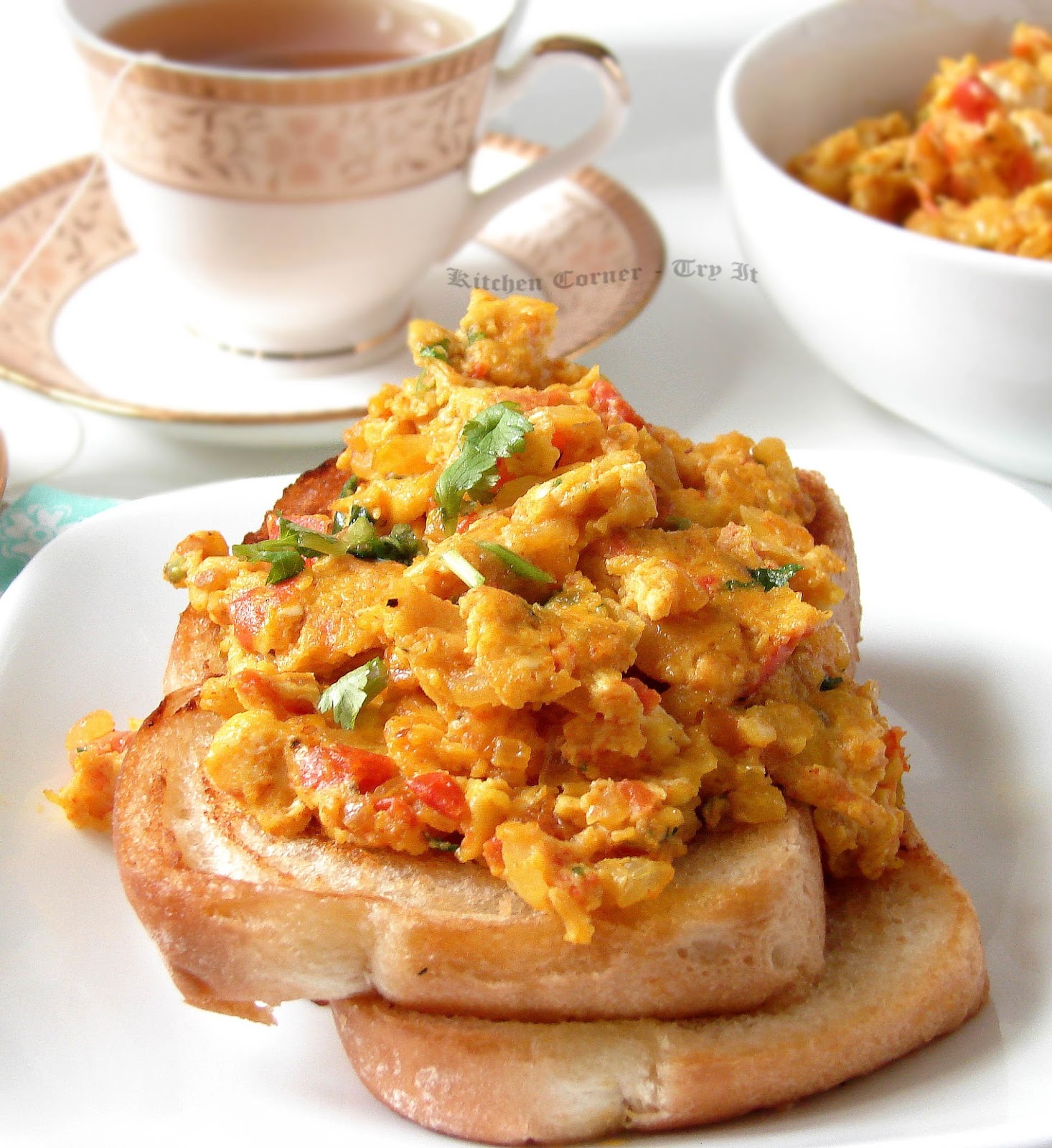 Akuri/Parsi Style Scrambled Eggs