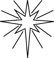 star christmas clip coloring drawing ornament bethlehem stars pages jesus pictrures children glowing nativity clipart manger north