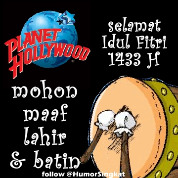 Planet Hollywood Eid Greeting Image animated Display 