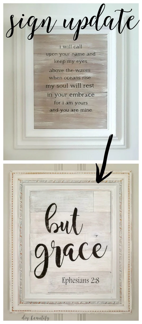 updating a sign | diy beautify