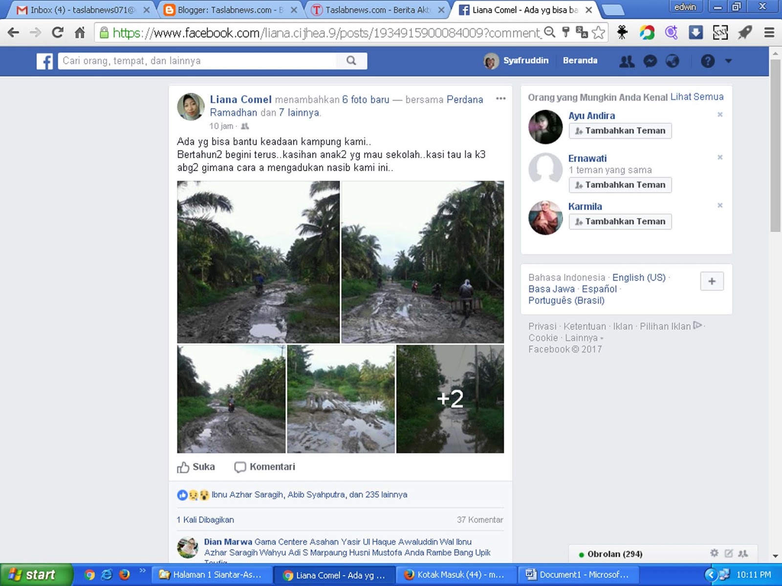 jalan rusak jalan rusak