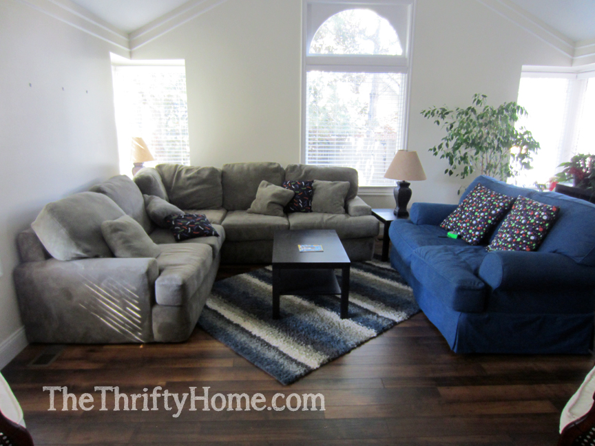 *The Thrifty Home: Living Room Makeover