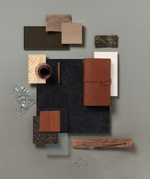 Moodboard Silestone loft collection