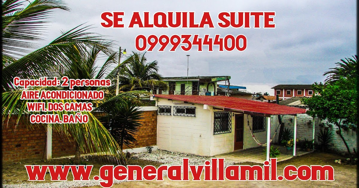Villas de alquiler en General Villamil (Playas) - Ecuador: Suite de un