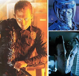 Robert Patrick as T-1000 liquid metal mimetic polyalloy terminator in Terminator 2 Judgment Day Robert Patrick T-1000 liquid metal mimetic polyalloy Terminator 2 Judgment Day