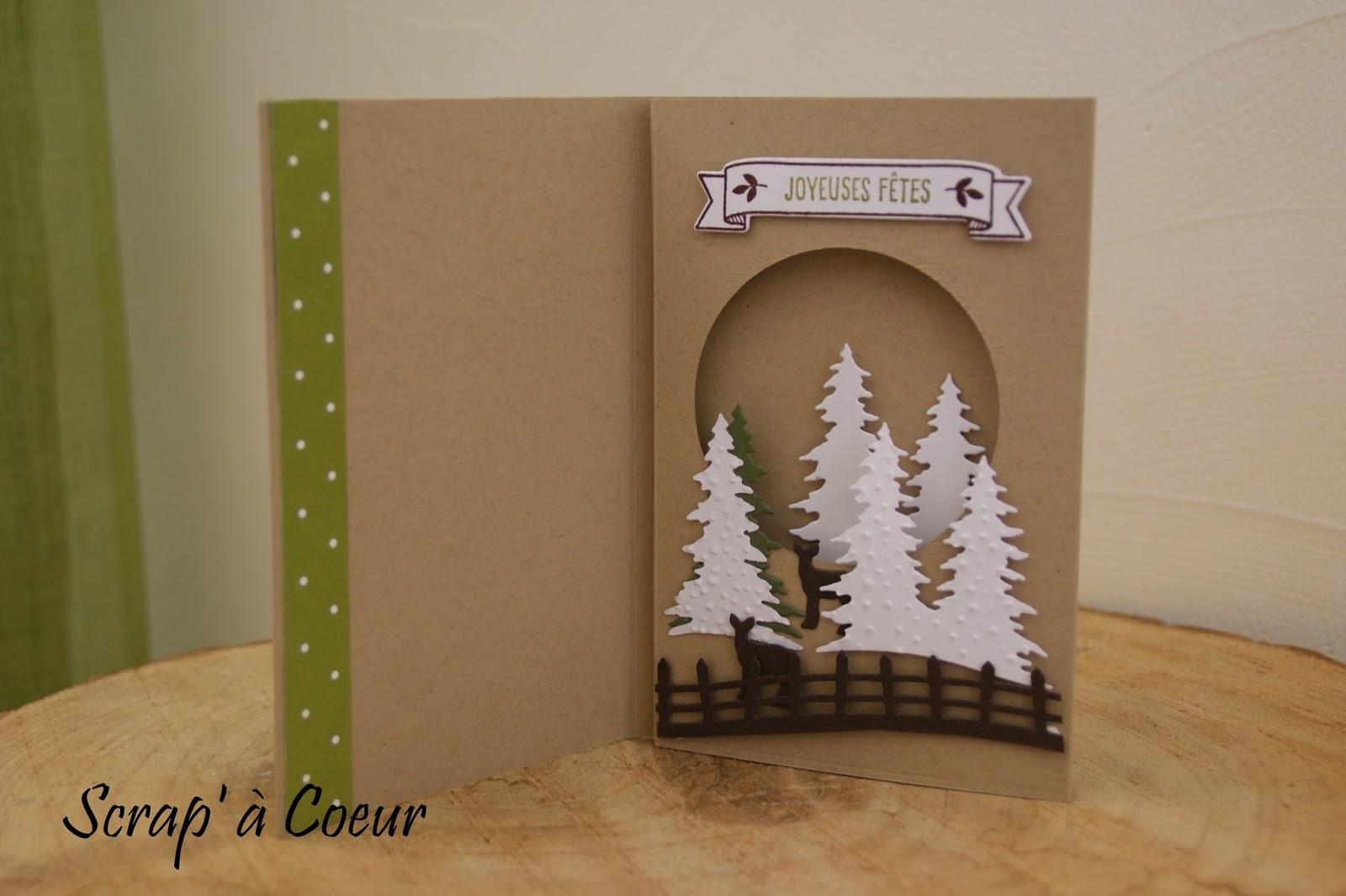 Scrap' à Coeur: Une carte technique en 3D pour souhaiter ses voeux de 