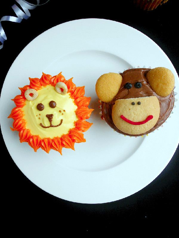 Jungle Animal Cupcakes - Confessions of a Confectionista