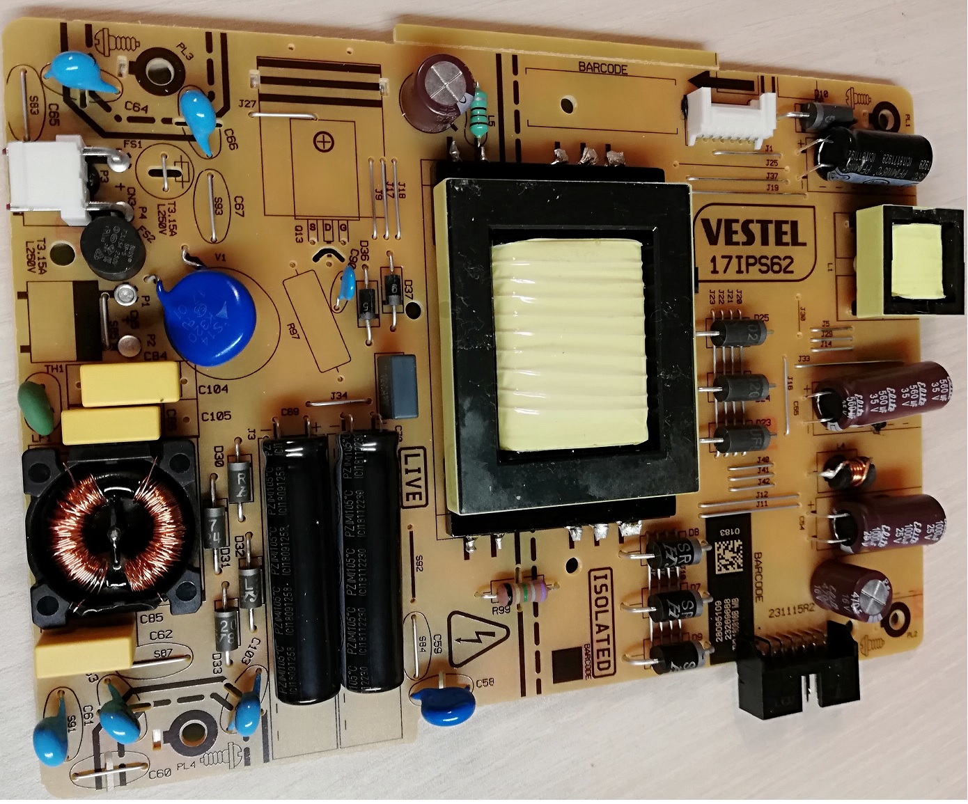 electrotricks: Vestel 17IPS62-R4 LED TV Power Supply and Philco PH32M