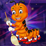 G4K Jocund Orange Caterpillar Escape