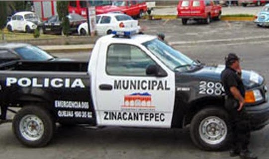 Patrulla Zinacantepec camioneta
