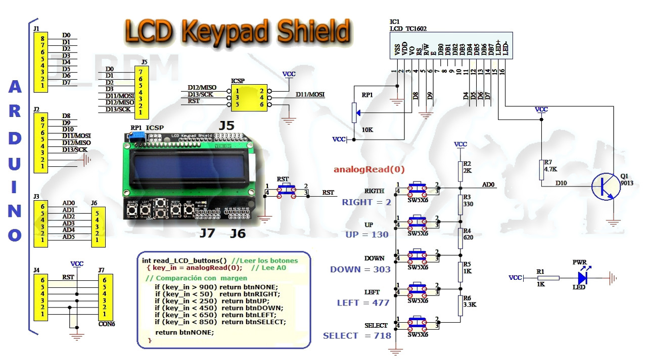 Arduino pro mini lcd 1602. Lcd keypad shield 1602 схема. Lcd keypad shield 1602 к arduino. Lcd keypad shield 1602 схема. Подключение lcd shield.