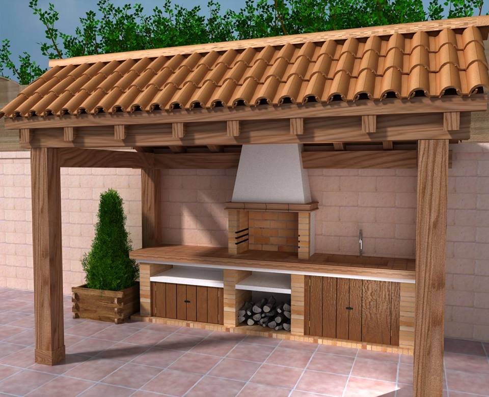43 ideas de Fregadero de exterior  decoración de unas, asadores de patio,  decoración de patio