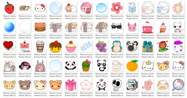 ♦TutozzPatt♦: NUEVOS ICONOS KAWAII || Personaliza tus Iconos & Folders
