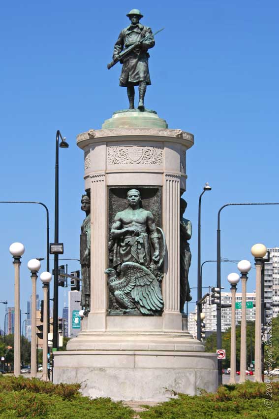 Public Art in Chicago Bronzeville Victory Monument