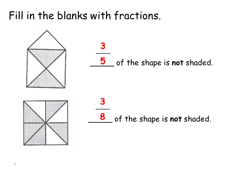 P2E Class Blog: Comparison of Like Fractions