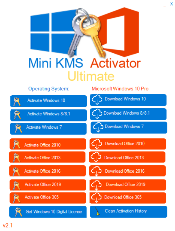 Screenshot Mini KMS Activator Ultimate 2.1 Screenshot Mini KMS Activator Ultimate 2.1