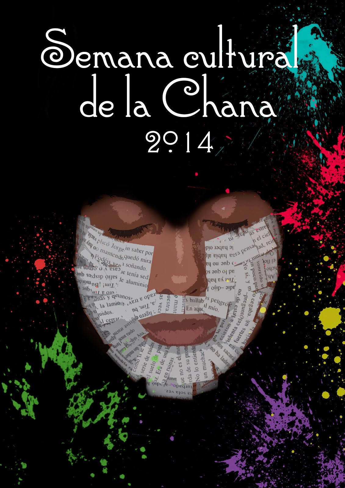 Cartel de la Semana Cultural de La Chana 2014