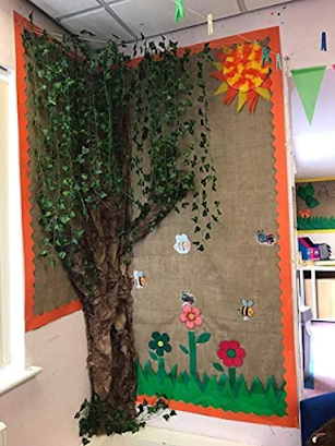 Nyla's Crafty Teaching How to Make Trees for Classroom Bulletin Boards