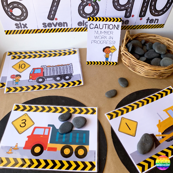 Free Printable DUPLO Counting Mats for Preschoolers