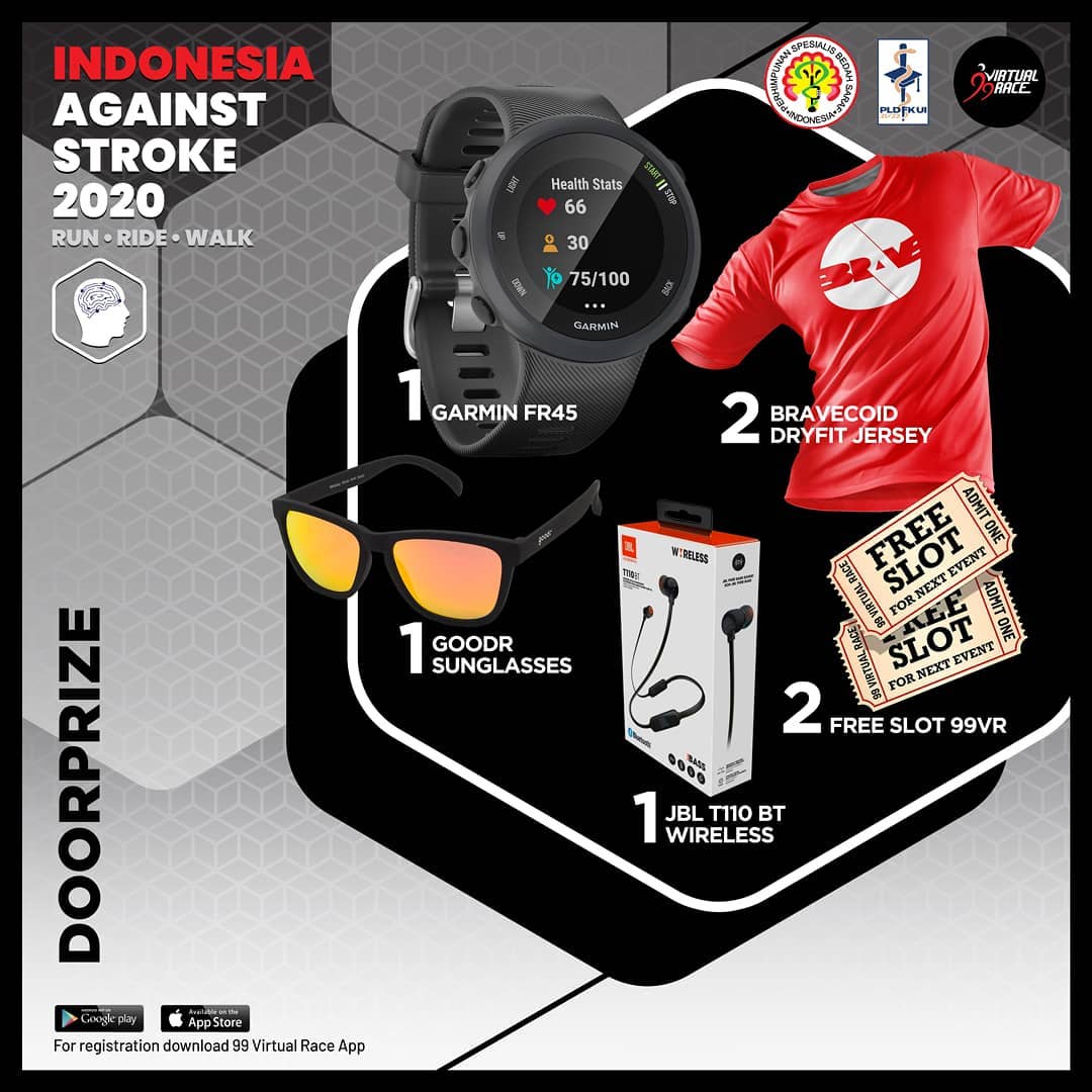 Doorprize 🔍 Run Ride Walk Indonesia Against Stroke • 2020 Doorprize - Run Ride Walk Indonesia Against Stroke • 2020