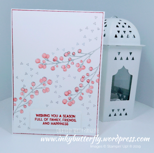Nigezza Cretes with Stampin' Up! and Inky Butterfly & Frosted Foliage 