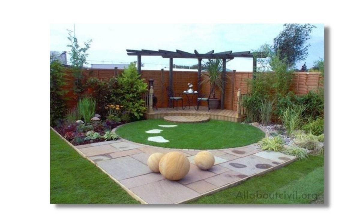 Landscaping design backyard