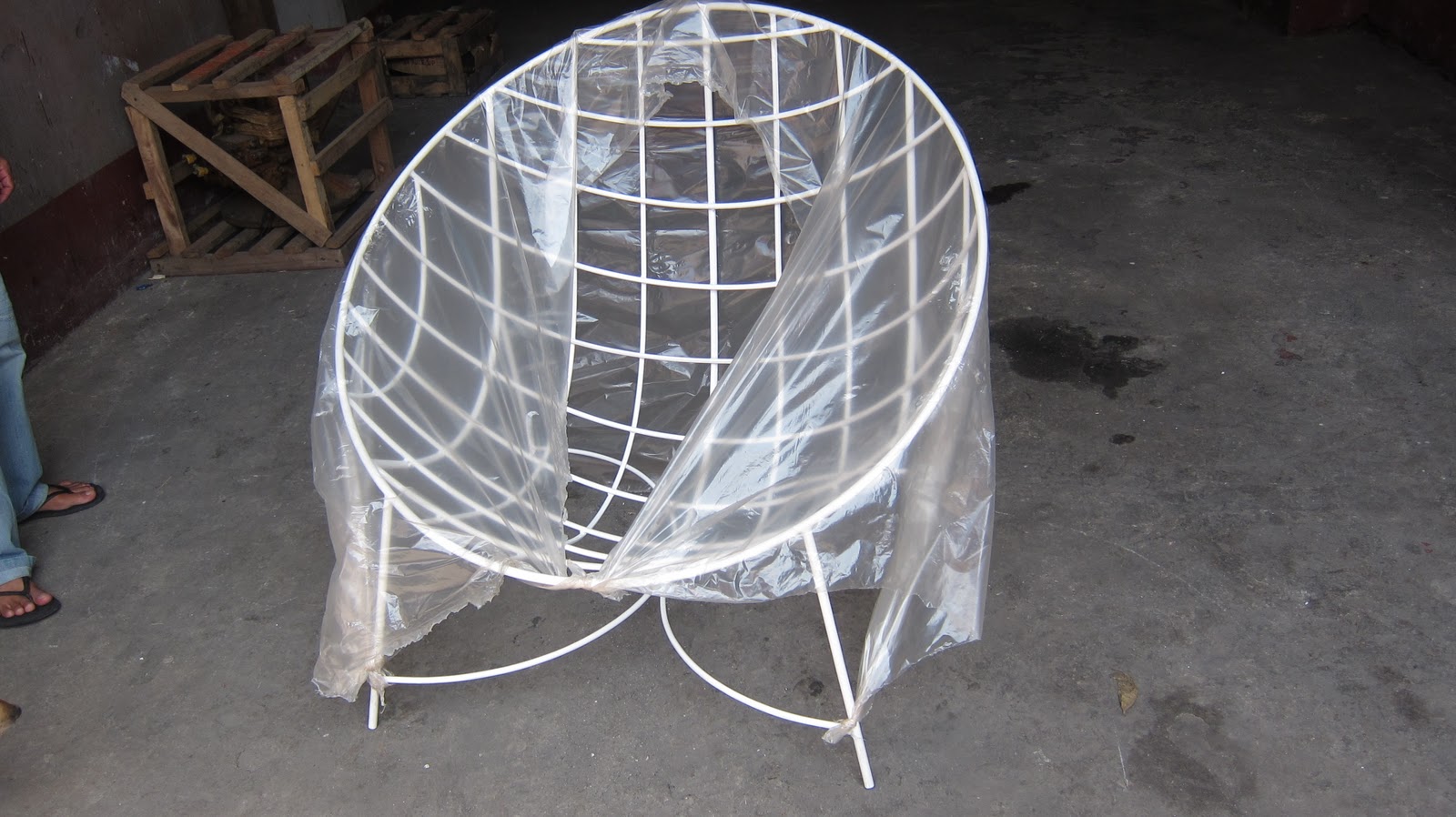 Design Cupcake before and after pvc lounge chair