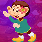 Games4King Monkey Girl Escape From The Abandoned Castle