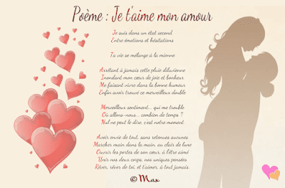 Poème acrostiche amour : Je t'aime